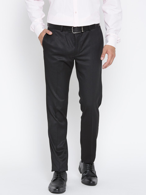 Blackberrys Men Black Sharp Fit Solid Formal Trousers
Blackberrys Men Black Sharp Fit Solid Formal Trousers