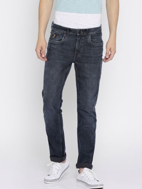 U.S. Polo Assn. Denim Co. Men Blue Delta Slim Fit Mid-Rise Clean Look Stretchable Jeans
U.S. Polo Assn. Denim Co. Men Blue Delta Slim Fit Mid-Rise Clean Look Stretchable Jeans