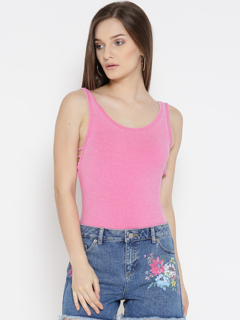 FOREVER 21 Pink Bodysuit with Cut-Outs
FOREVER 21 Pink Bodysuit with Cut-Outs