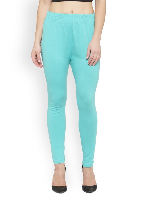 Laabha Blue Ankle-Length Leggings