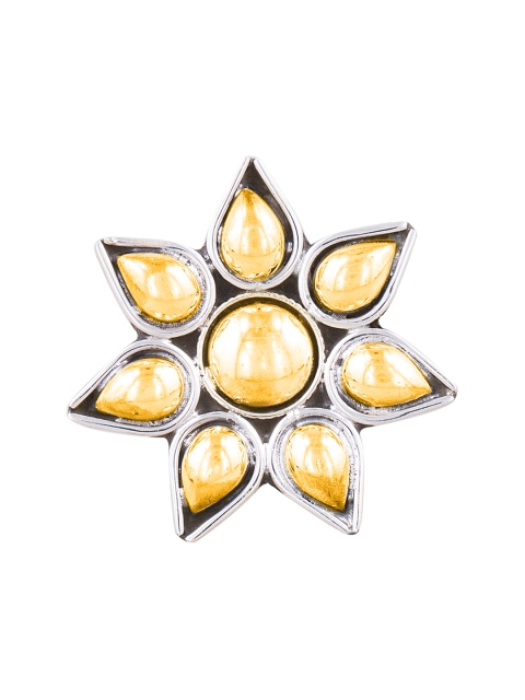 ahilya Sterling Silver Floral Ring