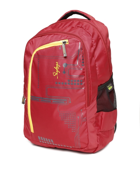 Skybags Unisex Red Printed Backpack