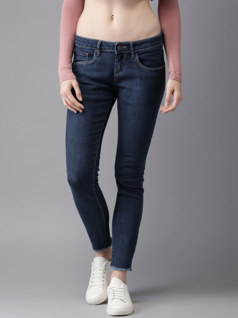 Moda Rapido Women Blue Skinny Fit Mid-Rise Ankle Length Clean Look Stretchable Jeans
Moda Rapido Women Blue Skinny Fit Mid-Rise Ankle Length Clean Look Stretchable Jeans