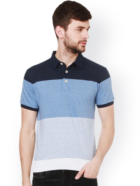 University of Oxford by People Men Blue & Grey Melange Colourblocked Polo Collar T-shirt
University of Oxford by People Men Blue & Grey Melange Colourblocked Polo Collar T-shirt