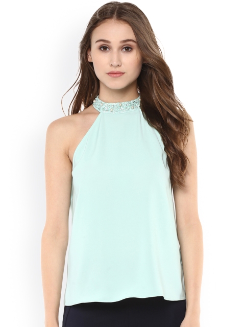 Kazo Women Green Solid Top