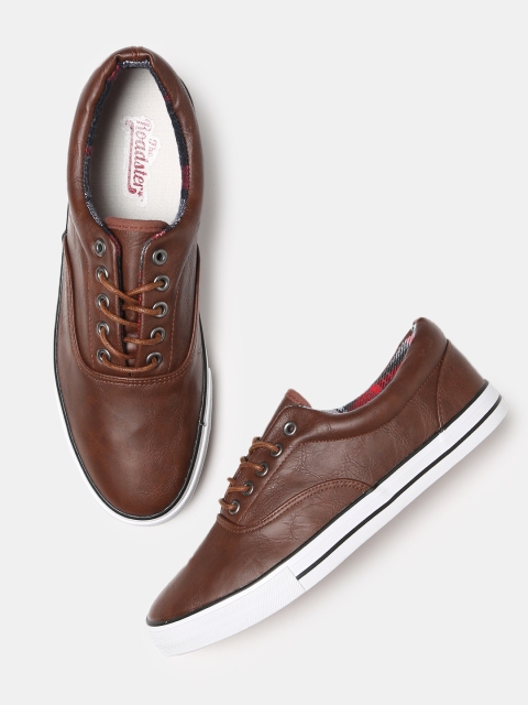 Roadster Men Tan Sneakers