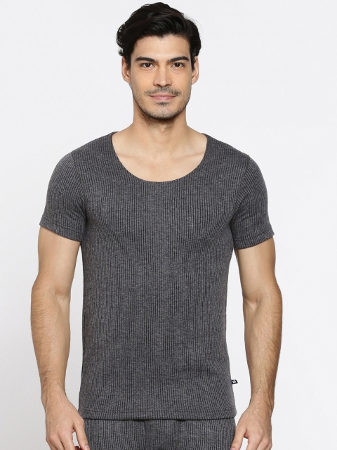 Hanes Charcoal Grey Thermal T-Shirt