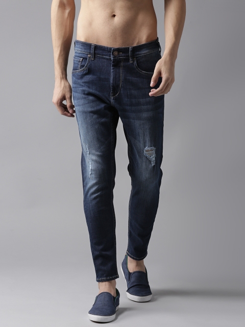 Moda Rapido Men Blue Tapered Slim Fit Cropped Mid-Rise Low Distressed Stretchable Jeans
Moda Rapido Men Blue Tapered Slim Fit Cropped Mid-Rise Low Distressed Stretchable Jeans