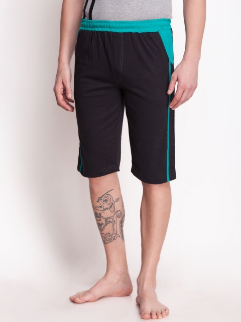 Force Go Wear Black Lounge Shorts MFCC-333-PO1