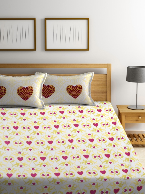 Portico New York by Manish Arora Off-White 210 TC Queen Bedsheet with 2 Pillow Covers
Portico New York by Manish Arora Off-White 210 TC Queen Bedsheet with 2 Pillow Covers