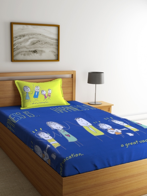 Portico New York Blue Graphic Flat 144 TC Cotton 1 Single Bedsheet with 1 Pillow Covers
Portico New York Blue Graphic Flat 144 TC Cotton 1 Single Bedsheet with 1 Pillow Covers
