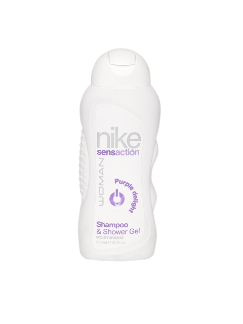 Nike Woman Sensaction Purple Delight Moisturising Shampoo & Shower Gel 300 ml, Off white
Nike Woman Sensaction Purple Delight Moisturising Shampoo & Shower Gel 300 ml, Off white