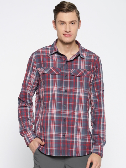 Columbia Men Navy Blue & Red Checked Silver Ridge Outdoor Hiking & Trekking Casual Shirt
Columbia Men Navy Blue & Red Checked Silver Ridge Outdoor Hiking & Trekking Casual Shirt