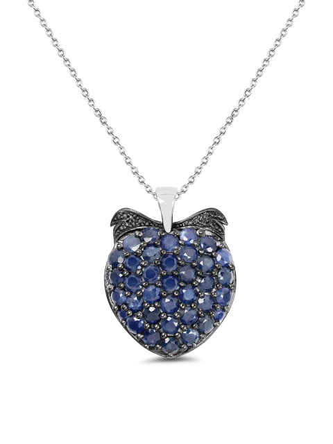 Johareez .925 Sterling Silver Genuine Blue Sapphire Stone-Studded Pendant With Chain
Johareez .925 Sterling Silver Genuine Blue Sapphire Stone-Studded Pendant With Chain