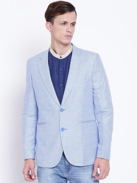 United Colors of Benetton Blue & White Patterned Slim Fit Single-Breasted Casual Blazer
United Colors of Benetton Blue & White Patterned Slim Fit Single-Breasted Casual Blazer