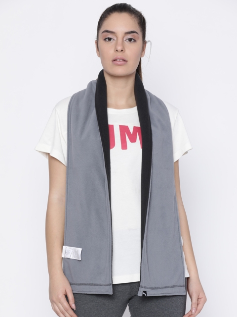 Puma Grey Fleece Scarf