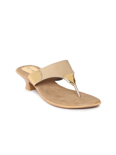 Wet Blue Women Beige Solid Heels