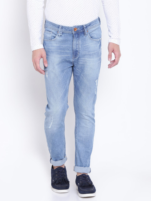 United Colors of Benetton Men Blue Carrot Fit Mid-Rise Low Distress Stretchable Jeans
United Colors of Benetton Men Blue Carrot Fit Mid-Rise Low Distress Stretchable Jeans