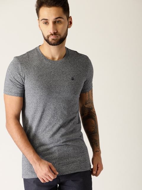 United Colors of Benetton Men Navy & Off-White Grindle Effect Round Neck T-shirt, Navy blue
United Colors of Benetton Men Navy & Off-White Grindle Effect Round Neck T-shirt, Navy blue