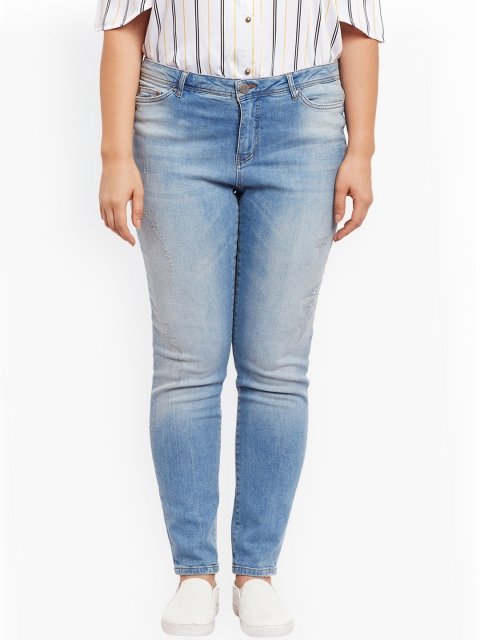 JUNAROSE Plus Size Women Blue Slim Fit Mid-Rise Mildly Distressed Plus Size Stretchable Jeans
JUNAROSE Plus Size Women Blue Slim Fit Mid-Rise Mildly Distressed Plus Size Stretchable Jeans