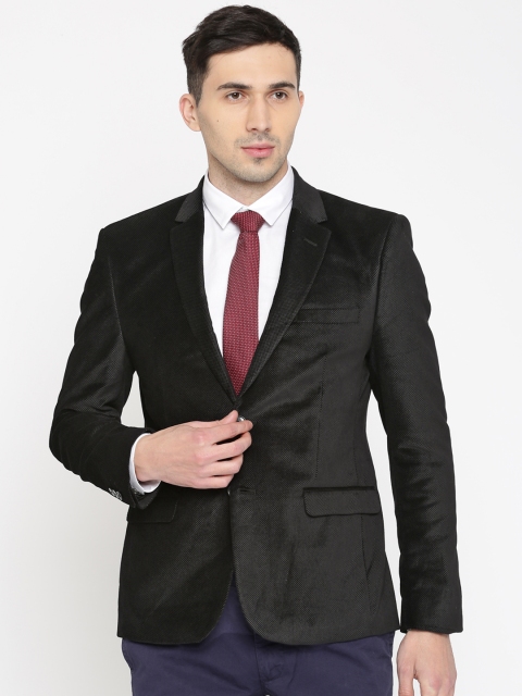 Peter England Black Self-Design Single-Breasted Regular Italian Fit Party Blazer, Na
Peter England Black Self-Design Single-Breasted Regular Italian Fit Party Blazer, Na