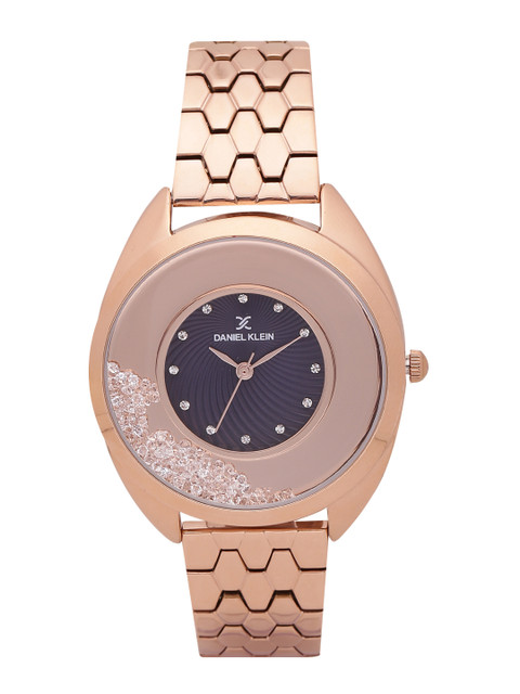 Daniel Klein Premium Women Navy & Rose Gold-Toned Textured Analogue Watch DK11394-6, Navy blue
Daniel Klein Premium Women Navy & Rose Gold-Toned Textured Analogue Watch DK11394-6, Navy blue