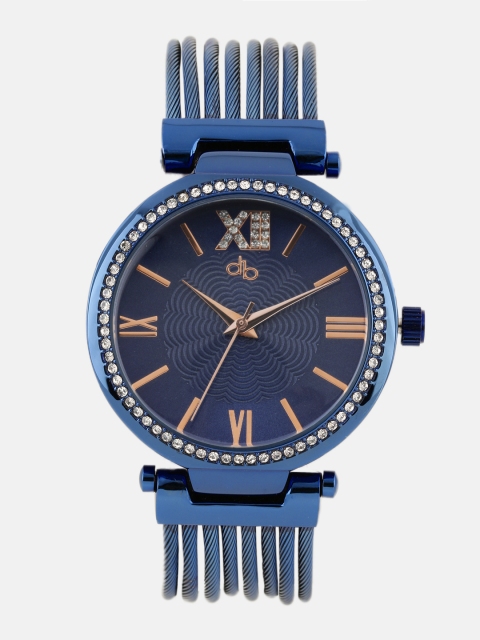 DressBerry Women Blue Embellished Analogue Watch MFB-PN-PF-DK2499