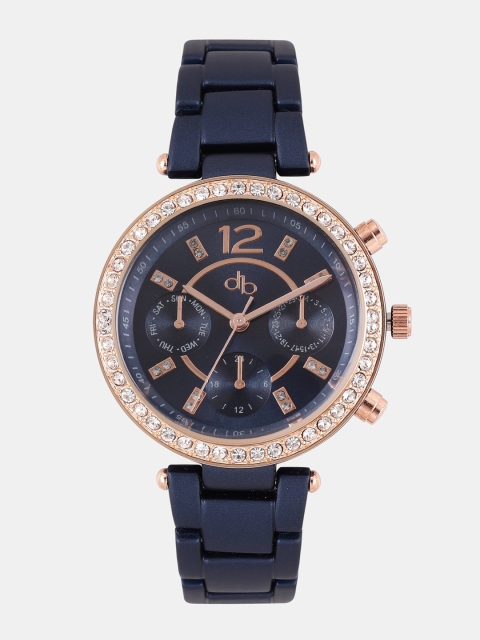 DressBerry Women Navy Analogue Watch, Navy blue