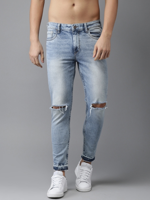 Moda Rapido Men Blue Slim Tapered Fit Mid-Rise Slash Knee Cropped Stretchable Jeans
Moda Rapido Men Blue Slim Tapered Fit Mid-Rise Slash Knee Cropped Stretchable Jeans