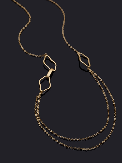 Studio Voylla Art Skool Gold-Toned Brass Handcrafted Necklace