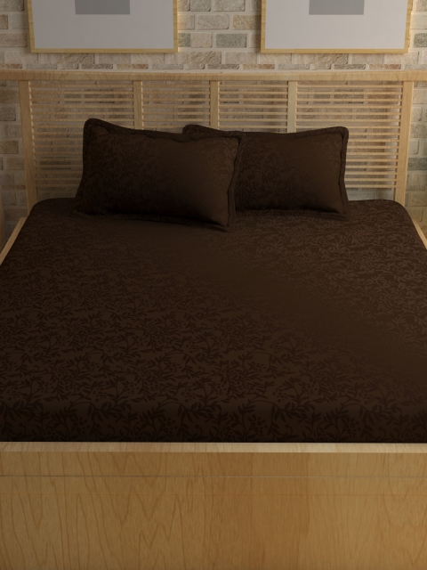 Story@home Coffee Brown Floral Flat 400 TC Cotton 1 King Bedsheet with 2 Pillow Covers
Story@home Coffee Brown Floral Flat 400 TC Cotton 1 King Bedsheet with 2 Pillow Covers