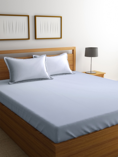 Portico New York Grey Solid Flat 144 TC Cotton 1 Queen Bedsheet with 2 Pillow Covers
Portico New York Grey Solid Flat 144 TC Cotton 1 Queen Bedsheet with 2 Pillow Covers