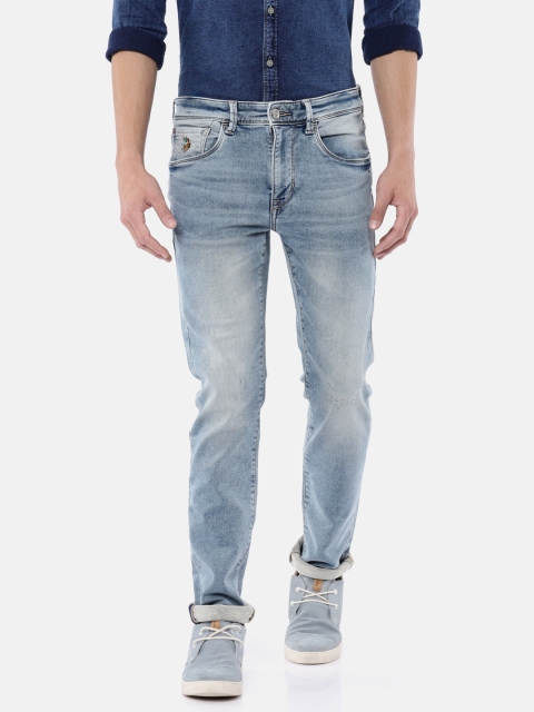 U.S. Polo Assn. Denim Co. Men Blue Regalio Fit Mid-Rise Clean Look Stretchable Jeans
U.S. Polo Assn. Denim Co. Men Blue Regalio Fit Mid-Rise Clean Look Stretchable Jeans