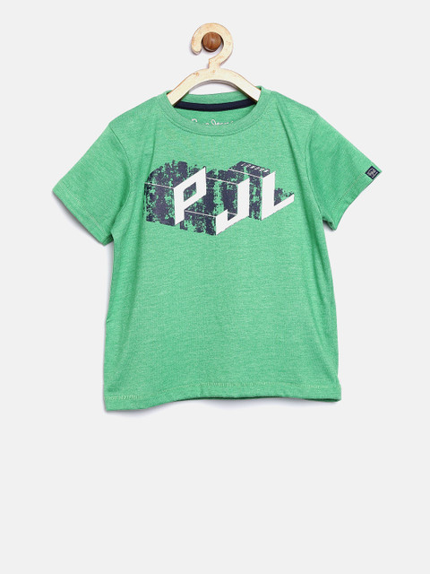 Pepe Jeans Boys Green Printed Round Neck T-shirt
Pepe Jeans Boys Green Printed Round Neck T-shirt