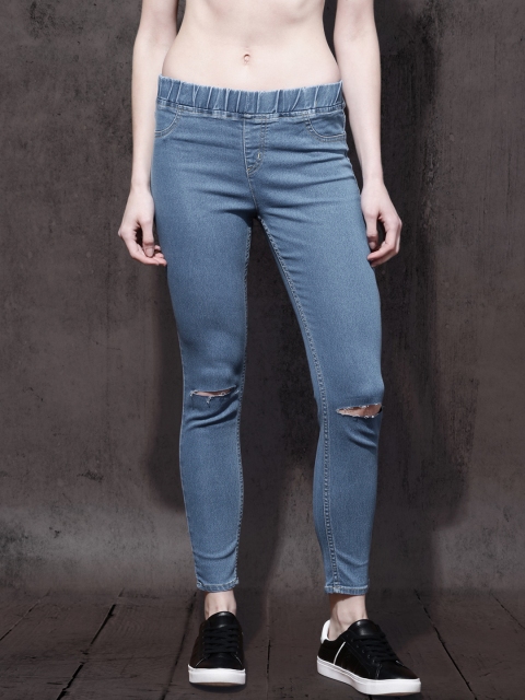 Roadster Women Blue Stretchable Jeggings