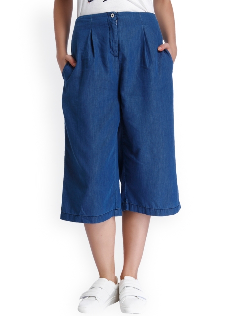 ONLY Women Blue Culottes