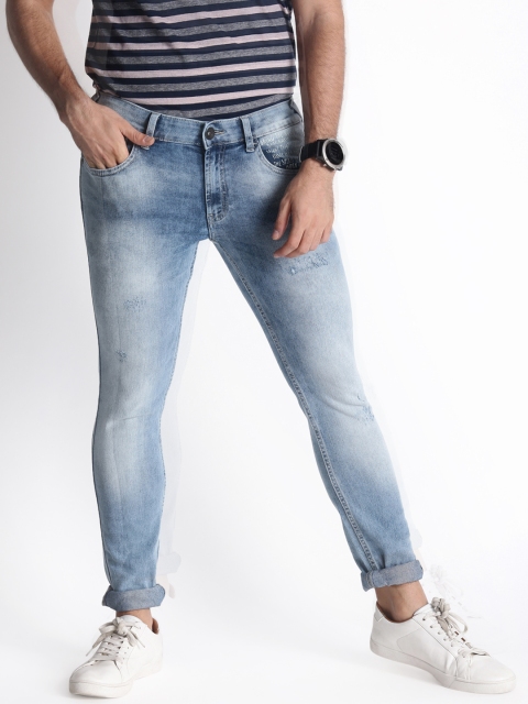 SF JEANS by Pantaloons Men Blue Skinny Fit Low-Rise Mildly Distressed Stretchable Jeans
SF JEANS by Pantaloons Men Blue Skinny Fit Low-Rise Mildly Distressed Stretchable Jeans