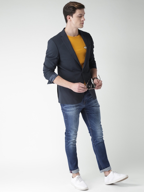 Mast & Harbour Navy Striped Regular Fit Single-Breasted Smart Casual Blazer, Navy blue
Mast & Harbour Navy Striped Regular Fit Single-Breasted Smart Casual Blazer, Navy blue