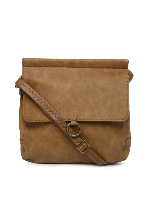 Baggit Brown Textured Sling Bag
