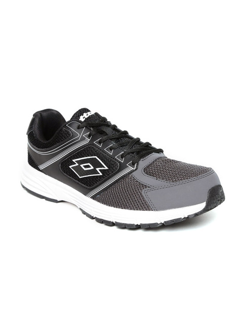 Lotto Men Black & Grey Fausto Track Running Shoes
Lotto Men Black & Grey Fausto Track Running Shoes