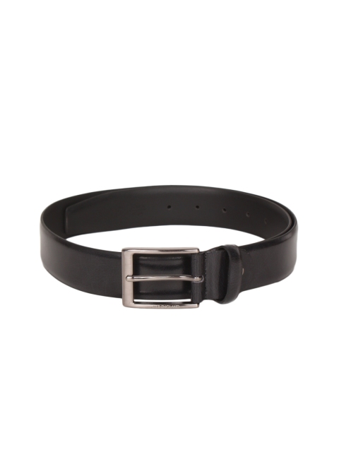 Peter England Men Black Solid Belt