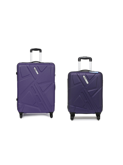 Safari Unisex Set of 2 Purple Anti-Scratch Trolley Suitcases in Small & Medium Size
Safari Unisex Set of 2 Purple Anti-Scratch Trolley Suitcases in Small & Medium Size
