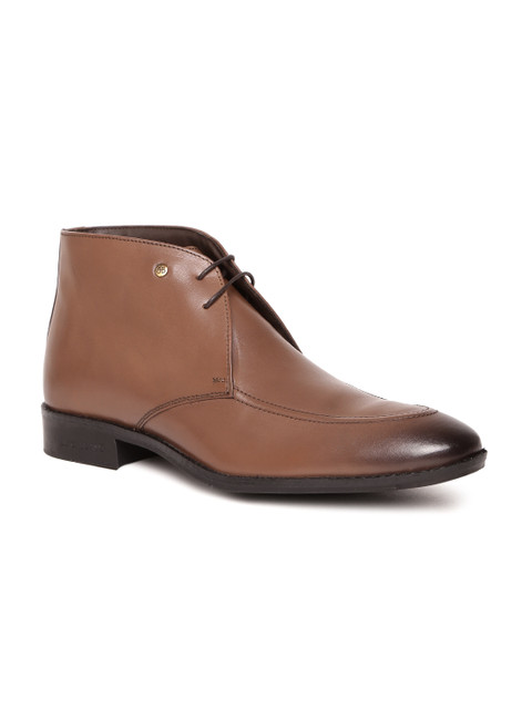 Blackberrys Men Brown Leather Mid-Top Formal Derbys
Blackberrys Men Brown Leather Mid-Top Formal Derbys