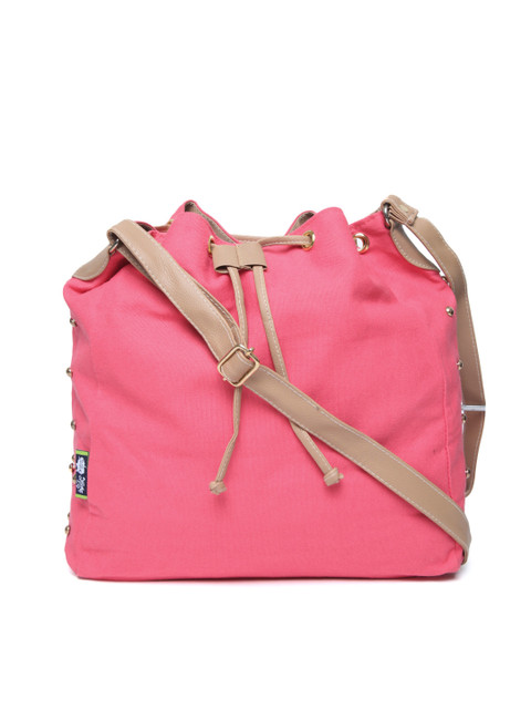 Kanvas Katha Pink Solid Sling Bag
Kanvas Katha Pink Solid Sling Bag