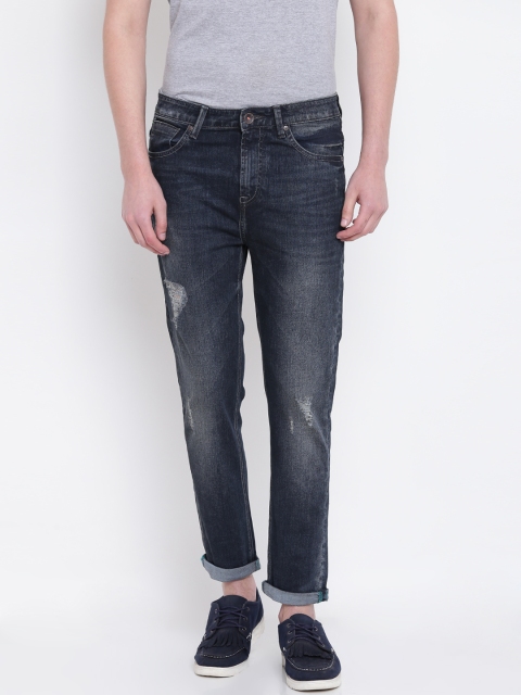 United Colors of Benetton Men Navy Blue Regular Fit Mid-Rise Low Distress Stretchable Jeans
United Colors of Benetton Men Navy Blue Regular Fit Mid-Rise Low Distress Stretchable Jeans