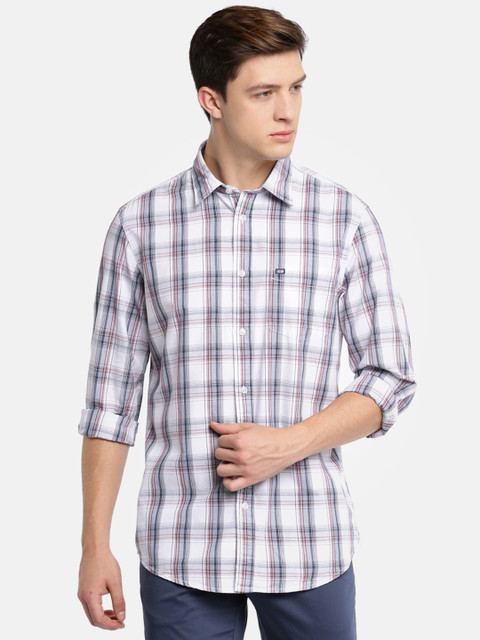 Arrow Sport Men White & Maroon Slim Fit Checked Casual Shirt
Arrow Sport Men White & Maroon Slim Fit Checked Casual Shirt