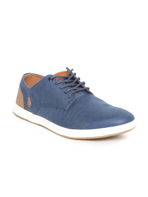 U.S. Polo Assn. Men Blue Sneakers