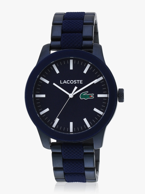 Lacoste Men Navy Analogue Watch 2010922, Navy blue
