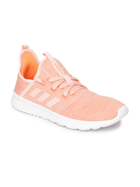 ADIDAS Women Coral Orange Cloudfoam Pure Running Shoes