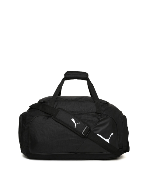 Puma Unisex Black LIGA Medium Sports Duffel Bag